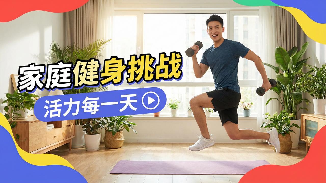 糖心Vlog视频教程 - 糖心Vlog生活视频演示：家庭健身挑战全程记录